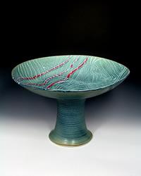 Round Pedestal Bowl - Click to Enlarge