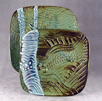 Square Textured Plate - Click to Enlarge